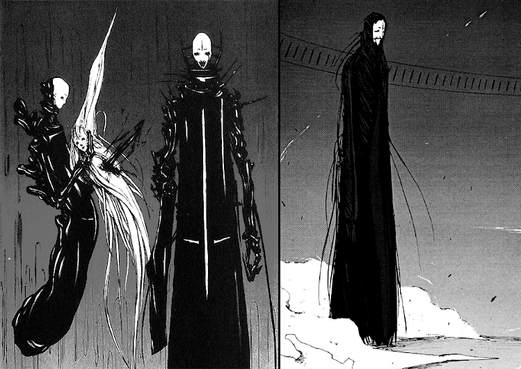 Strange beings in the world of BLAME!