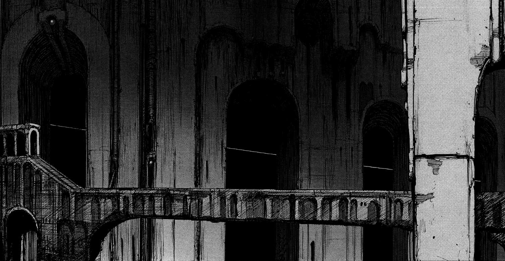 Mysterious architecture in the BLAME! series