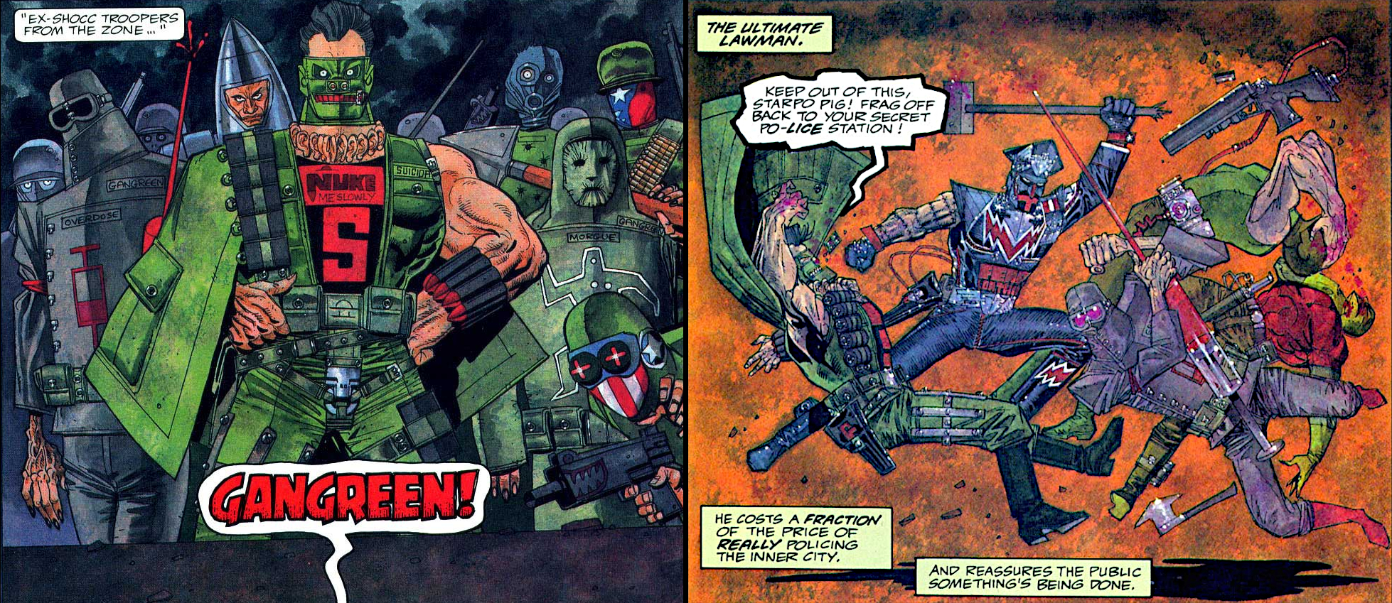 Marshal Law versus the Gangreen gang